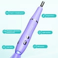 thumbnail image 6 of COSLUS Cordless Nail Drill Electric File,with Nails Lamp 2 in 1 Portable Nail Drill Machine Kit,Rechargeable Manicure Pedicure Tools Polish Set Purple, 6 of 10