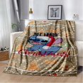 thumbnail image 3 of Manta de franela con patrón de puntadas de Disney, manta de forro polar, regalo para niños y adultos, sofá, ropa de cama, regalos para niños, 3 of 5