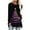Purple, variant on YUGYXL Womens Fall Fashion Long Sleeve Christmas Pullover Tunic Tops Crewneck Sweatshirt Xmas Printed Holiday Oversized Long Shirts Black XXXL