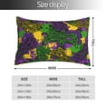thumbnail image 4 of Kll Mardi Gras7 Pillow Covers Envelope Closure,Super Soft And Cozy Fuzzy Fleece Pillow Case Cover 20"X30", 4 of 8