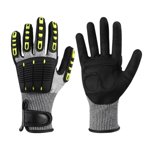 vortess Work Gloves Multifunctional Practical Impact Protection Cut Resistant Gloves for