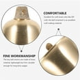thumbnail image 3 of Brass Bell Ornament DIY Bells Warm Decoration Wind Chimes Hand Bell Metal Bell Retro Style Bells, 3 of 6