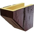 thumbnail image 6 of Ekena Millwork 8"H x 10"D x 48"W Pecky Cypress Faux Wood Fireplace Mantel Kit with Ashford Corbels, Premium Mahogany, 6 of 10