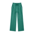 thumbnail image 6 of Girls Boys Classic 2pcs Sweatsuit Fleece Tracksuit Pullover Hooded Sweatshirts and Drawstring Wide Leg Sweatpants Activewear, 6 of 8