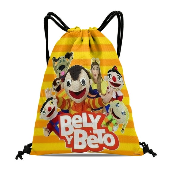 Drawstring Backpack for Bely y Beto Party Favor Bags Sackpack Adults Women Men Sports for Gym Travel Swimming Hiking Camping Tote Bag 11.8 × 15.7 in