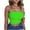 Green, variant on Tejiojio Women Clothes Women's Solid Color Summer Fashion Casual Top Tube Top Strapless Blouse