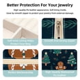 thumbnail image 3 of Christmas Gingerbread Man Travel Portable Decorative Box - Square Jewelry Storage and Organizer Box for Rings, Earrings, Necklaces, and Bracelets - Necklace Organizer Box, 3 of 6