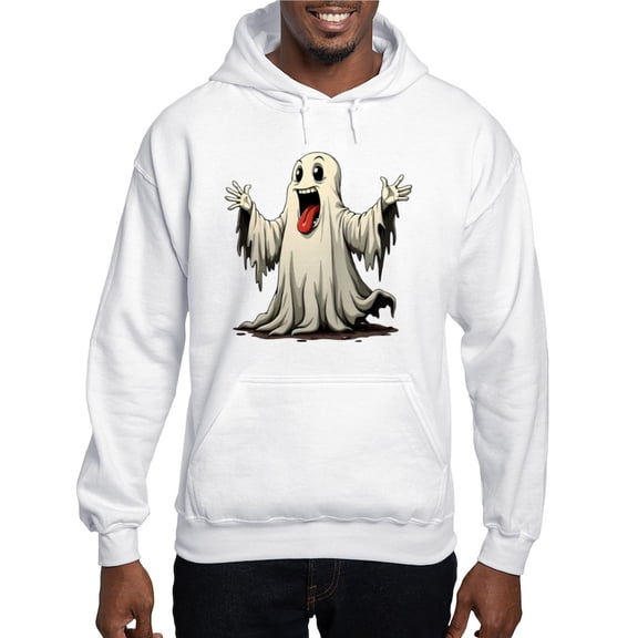 CafePress - Ghost With A Funny Face - Pullover Hoodie, Hooded Sweatshirt