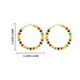 thumbnail image 5 of Artistic Bohemian Earrings Beaded Ear Hoop For Casual Wear And Festive Occasions, 5 of 10