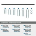 thumbnail image 6 of Amerock Bar Pulls 18 inch (457mm) Center-to-Center Matte Black Appliance Pull, 6 of 9