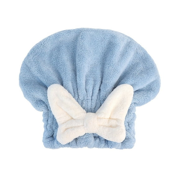 BNNG Hair Drying Towel, Microfiber Hair Drying Towels Head wrap with Bow-knot Shower Cap Hair Turban hairWrap Bath Cap For Curly Long & Wet Hair gift for women