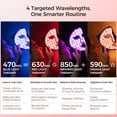 thumbnail image 4 of ARIVEA Wireless Red Light Therapy Face Mask, 850nm Near Infrared, Rechargeable LED Facial Mask, White, 4 of 8