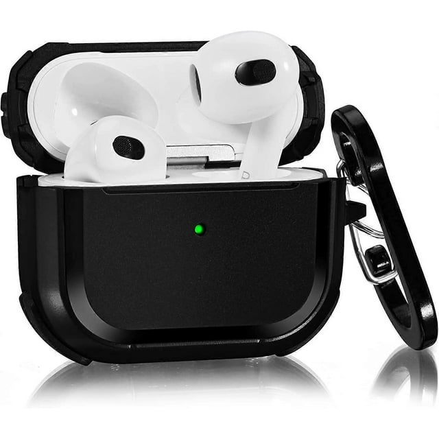 Cool Armor for AirPods 3 Case, Shockproof AirPod Gen 3 Cases iPod 3 Earbuds Hard Cover for Men Women Compatible with Apple Air Pod 3rd Generation Cha
