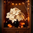thumbnail image 7 of Artificial Maple Leaf Branch, 12-Inch Faux Fall Stems for Halloween, Thanksgiving, and Floral Vase Decor, 7 of 7