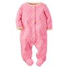 Carters Baby Clothing Outfit Girls Sleep & Play Pink Geo