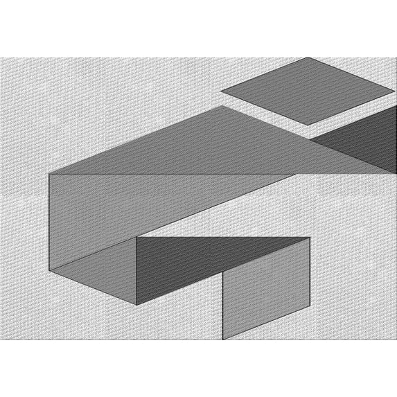 Ahgly Company Machine Washable Indoor Rectangle Transitional Gray Area Rugs, 6' x 9'