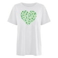 thumbnail image 4 of Fiudx Camisetas para Mujer Mujer Día de San Valentín Impreso Invierno Casual Floral Top, 4 of 4