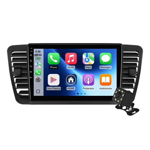 Android 14 Car radio for Subaru Legacy Outback 2005-2009 Multimedia Stereo Wireless CarPlay Android Auto Autoradio Navigation GPS WIFI Mirror link Camera FM BT 2 64GB
