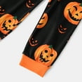 thumbnail image 6 of PatPat Halloween Pajamas Holiday Pj Sets for Men Family Matching Pumpkin Print Short Sleeve Sleepwear, Black, XL, 6 of 10