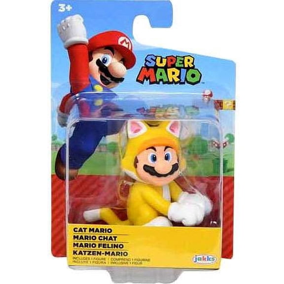 World of Nintendo Super Mario Cat Mario Mini Figure