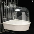 thumbnail image 5 of Bird Bath Box for Cage, Plastic Hanging Shower Bather for Parakeet Parrot, Easy Clean Pet Bird Hygiene Tool, 5 of 7
