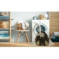 thumbnail image 2 of Ahgly Company Machine Washable Indoor Square Transitional Midnight Gray Area Rugs, 4' Square, 2 of 7