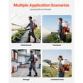 thumbnail image 4 of VEVOR Backpack Fogger Sprayer, 63CC 3HP Engine, Gas Powered Fogger Sprayer with 4 Gallon Tank, Powder and Liquid Mister Duster System for Effective Fleas Ticks Critters Control, Gardening & Farming, 4 of 9