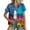 (Style 123)Multicolor, variant on NuoCaiYun Women's Hawaiian Shirts, Women Summer Soft Button Down Shirts Printed Beach Short Sleeve Tops Casual