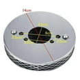 thumbnail image 3 of 1pcs Car Chrome Pancake High Air Flow Air Filter For All 1.25 Inch Su Hs2 Carburettors 14x3cm, 3 of 5
