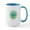 White/Blue Inside, variant on CafePress - DíA De La Tierra 2018 | Fin Contaminaci& Mugs - 15 oz Ceramic Large White Nolvety Mug
