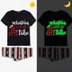 thumbnail image 1 of Pijama familiar a juego de Navidad, luminoso, brillante, con mi tubo, negro, corto, 1 of 3
