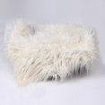 thumbnail image 1 of Baby Newborn Faux Fur Photography Blanket Basket Stuffer Rug Beanbag Background, 1 of 3
