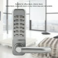 thumbnail image 4 of Le Code Door Locks Black Manual,Keyless Door Lock,Keypad Locks For Doors,Keyless Door Lock 1   11 Digit Code Combination Cam Door Zinc Alloy Convenient Password Security Coded Lock, 4 of 8