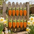 thumbnail image 5 of Staron 10PC Easter Carrot Decorations, Hanging Fabric Carrot Ornaments for Easter Scene Arrangement, Mini Carrot Hanging Props for Home Party Room Office Decoration, 5 of 7