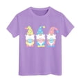 thumbnail image 1 of TZEWGL Chemise Décontractée pour Fille Garçon Chasse Lapin Imprimé Graphique Manches Courtes Col Rond Vêtements pour Enfants Taille 10-11T, 1 of 3