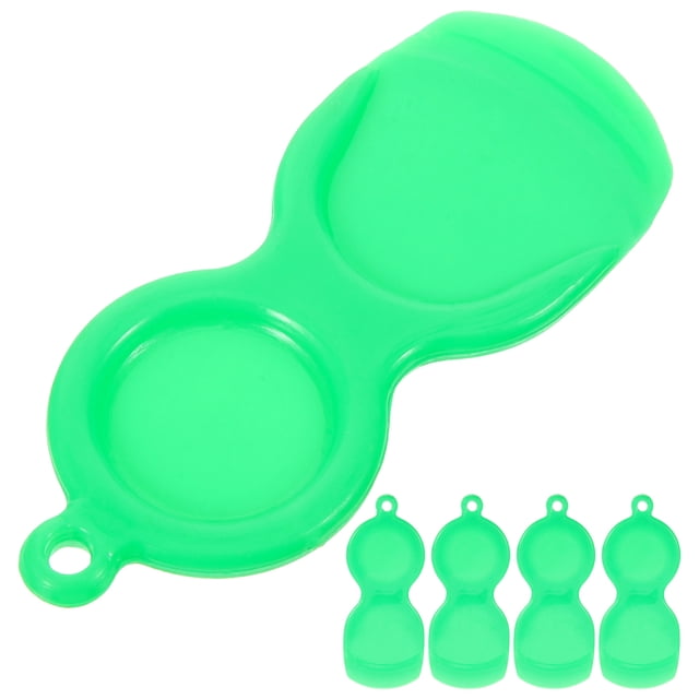 YSNOOWE 5Pcs Lightweight Green Plastic tickets Scrapers Comfortable Grip Scraping Tools for Daily Tasks