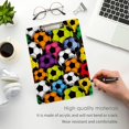 thumbnail image 4 of FMSHPON Color Football Clipboard Hardboard Wood Nursing Clip Board and Pull for Standard A4 Letter 13x9 inches, 4 of 7