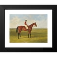 thumbnail image 2 of John Frederick Herring Snr. 14x11 Black Modern Framed Museum Art Print Titled - Mr S. Wrather's ‘Nutwith’ with J. Marson Up, Winner of the St Leger (1843), 2 of 5