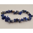 thumbnail image 7 of Lapis Lazuli Chip Bracelet Handmade Genuine Crystal Stretch Bracelet, 7 of 7