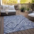 thumbnail image 6 of Addison Rugs Chantille Indoor/Outdoor Transitional Diamonds Blue Washable Rectangle Rug, 8' x 10', 6 of 6