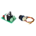 thumbnail image 4 of PWM Speed Controller, Safe High Heat Dissipation Overcurrent Protection Function Motor Speed Regulator, For 25Khz High Efficiency, 4 of 8