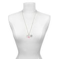 thumbnail image 3 of Delight Jewelry Silvertone Tree of Life Cutout - Purple Heart Nurse Strong Zoe Necklace, 3 of 4