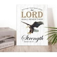 thumbnail image 4 of Inspirational Christian Wall Decor,But They that Wait Upon the Lord Shall Renew Their Strength Isaiah 40:31 Bible Verses Canvas Poster Print Wall Art,Scripture Home Office Bedroom Decoration W614, 4 of 6
