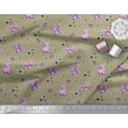 thumbnail image 2 of Soimoi Poly Georgette Fabric Check,Spider & Bat Kids Printed Craft Fabric by The Yard 52 Inch Wide, 2 of 3