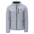 thumbnail image 2 of Men's-Cutter & Buck  Gray Northwestern Wildcats Rainier Eco PrimaLoft Hooded Full-Zip Jacket, 2 of 3