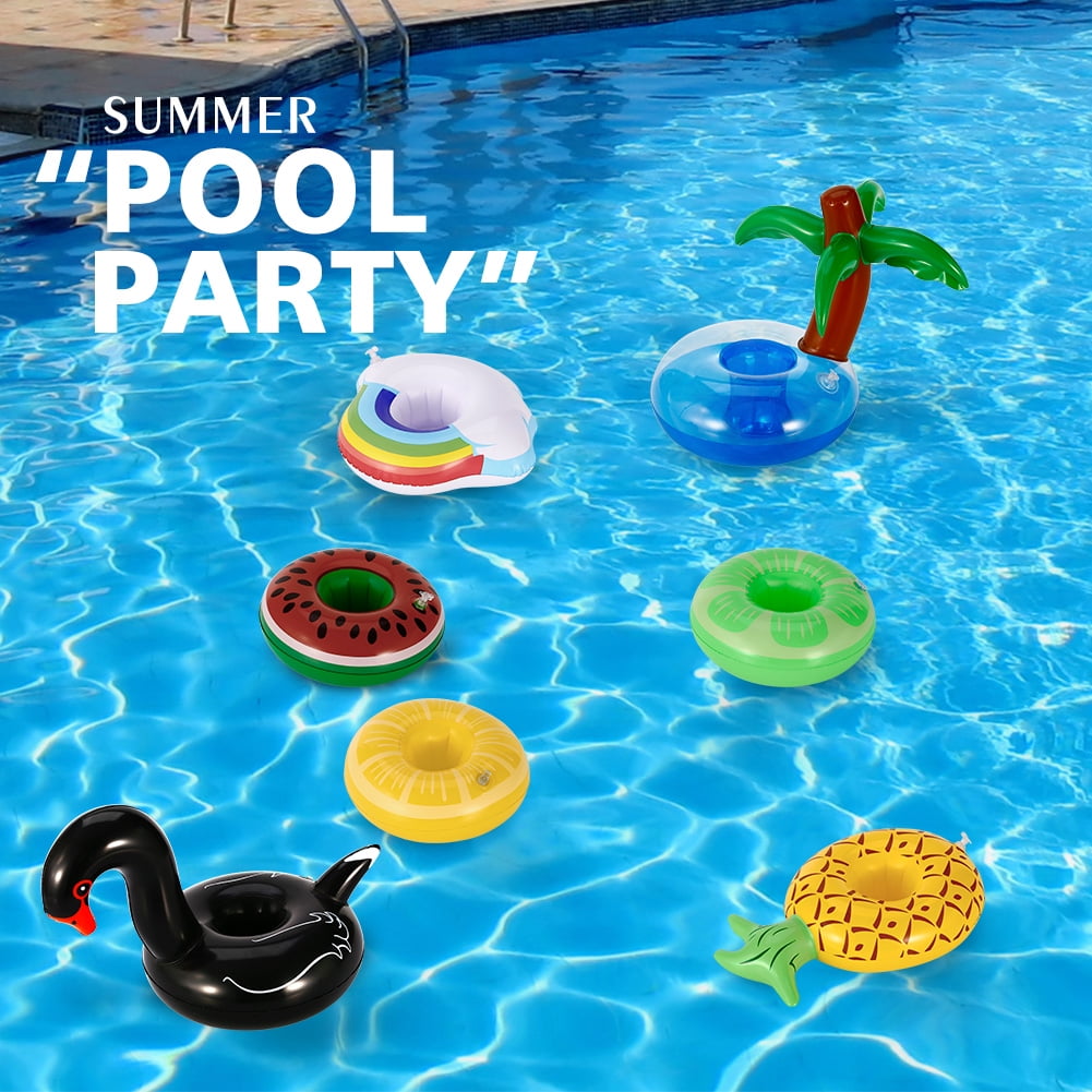 Inflatable Drink Holders 18 Pack Floating Cup Kids Adults Swim Pool Beach Party