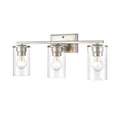 thumbnail image 3 of Verlana 3 - Light Brushed Nickel/Silver Wall Sconce, 3 of 10