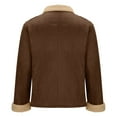thumbnail image 5 of Pejock Men's Vintage Casual Jacket, Outdoor Windproof Hooded Coat with Adjustable Drawstring Hem & Utility Pockets for Daily Wear, 5 of 6