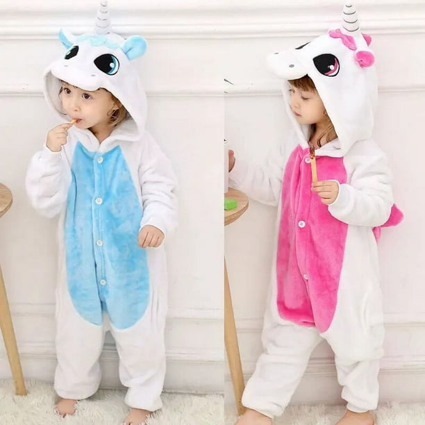 Pyjama Kigurumi pour filles pyjama de noel Animal pour enfants de 4 6 8 10 12 ans vetements de nuit d hiver pour garcon Costume de chat licorne