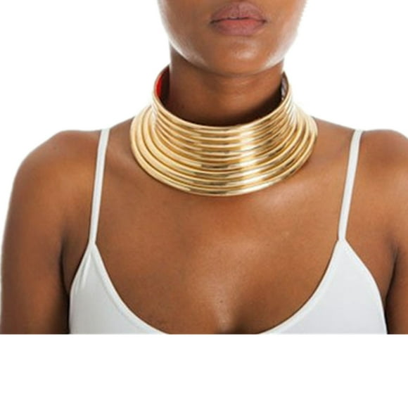 EGNMCR Necklaces & Pendants Flamboyant Personality Style Large Collar Large collar